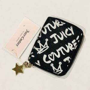 Juicy construe Black and silver wallet